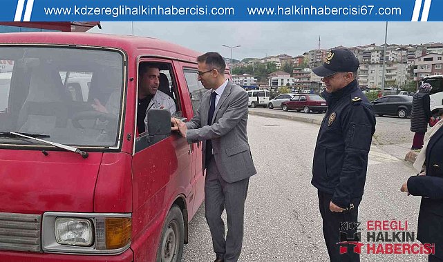 Alaplı'da emniyet kemeri uygulaması yapıldı