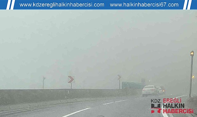 Bolu Dağı'nı kullanan sürücülere sis sürprizi