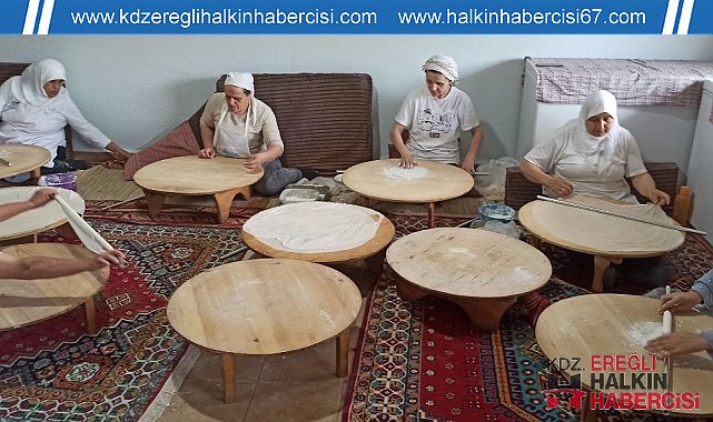 Devrek'in meşhur beyaz baklavası bayrama hazırlanıyor