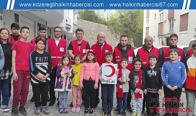 Minik Kızılaycılar Afrika'ya yardım eli uzattılar
