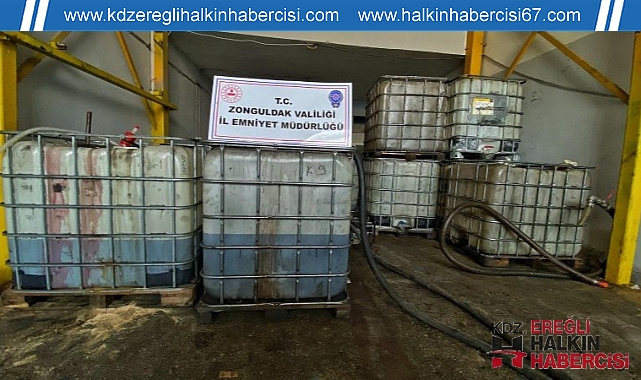 Yüklü miktarda karışımlı akaryakıta el konuldu!