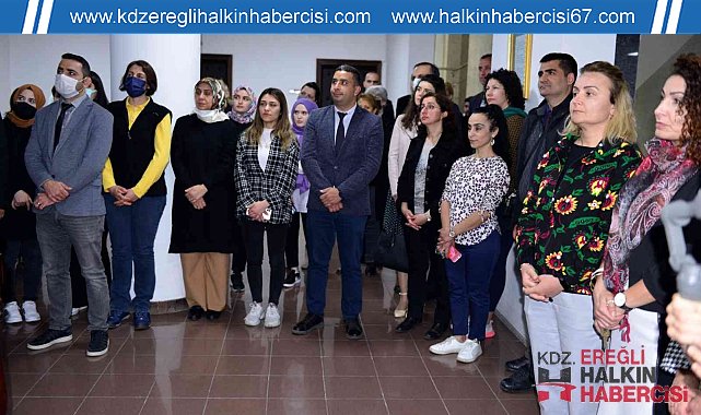 Rektör Özölçer, üniversite personeliyle bayramlaştı