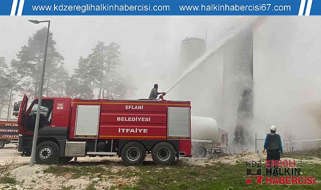 Şişecam işletmesinde korkutan yangın: 1 yaralı
