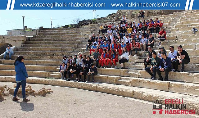 Sporcular antik kente hayran kaldı