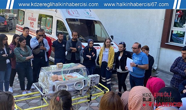 112 Yenidoğan nakil eğitimi düzenlendi