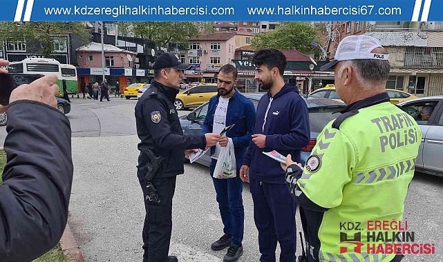 Alaplı'da"Yayalar İçin 5 Adımda Güvenli Trafik" etkinliği