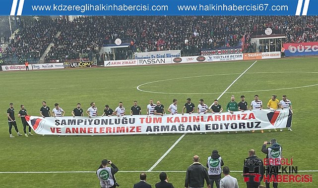 Düzcespor şampiyonluğu annelere armağan etti