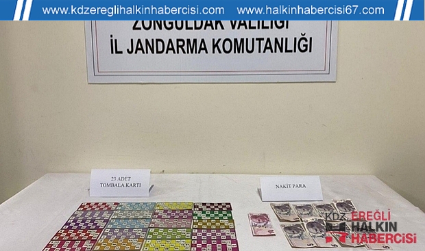 Kahvede tombala oynayan 4 kişiye ceza kesildi