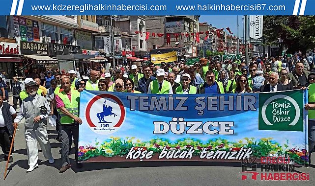 Temizlik için yürüdüler