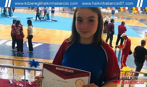 Zonguldaklı sporcu Türkiye 2.'si oldu