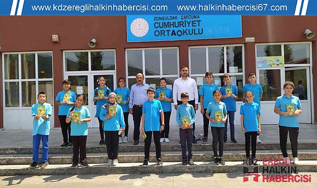 Ortaokul öğrencileri kitap yazdı