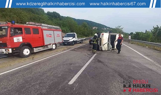 Zonguldak'ta kaza: 1 yaralı