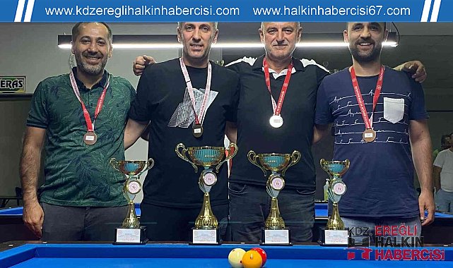 Düzce 3 bant bilardo şampiyonu Kılıç oldu