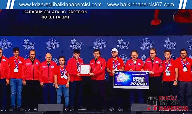 "Atalay Kartekin Roket Takımı" TEKNOFEST'te ikincilik elde etti