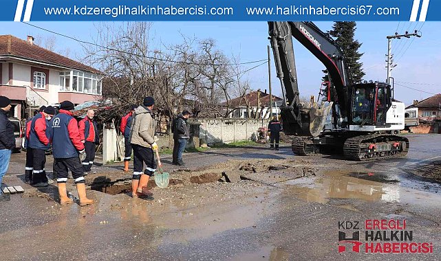 Alt yapı çalışmalarıyla mağduriyetin önüne geçiyorlar