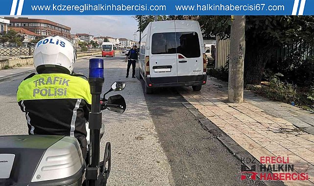Kaldırıma parka cezai işlem
