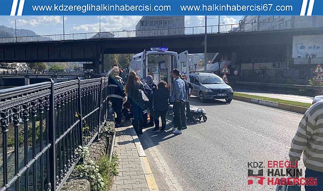 Kaldırımda yürürken hayatının şokunu yaşadı
