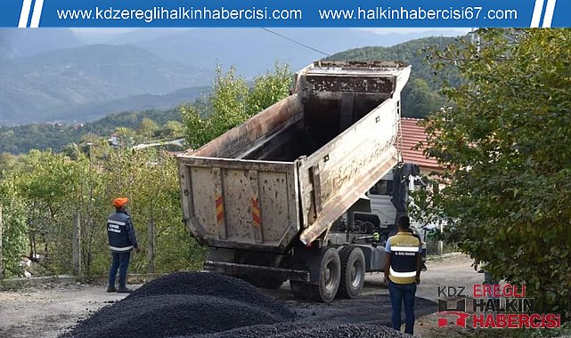 Karabük'te köylere 19 bin 200 metre asfalt serildi