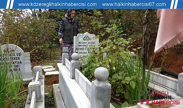 Oğlu maden faciasında ölen anne; 9 yıldır mezarını severek hasret gideriyor