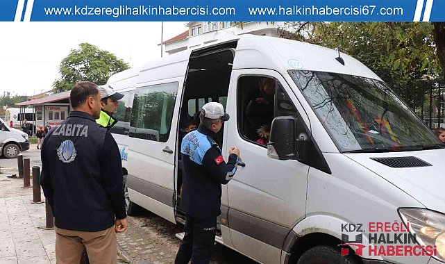 Okul servislerine sıkı takip