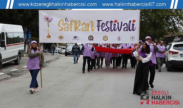 Safran Hasadı Festivali'nin 6'ncısı kortej yürüyüşü ile başladı