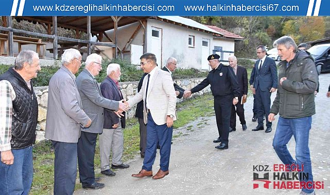 Vali Gürel, köylülerle bir araya gelmeye devam ediyor