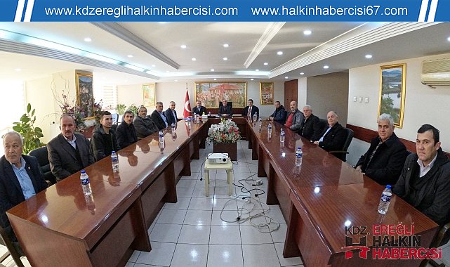Muhtarlar isteklerini İl Genel Meclis Başkanına iletti