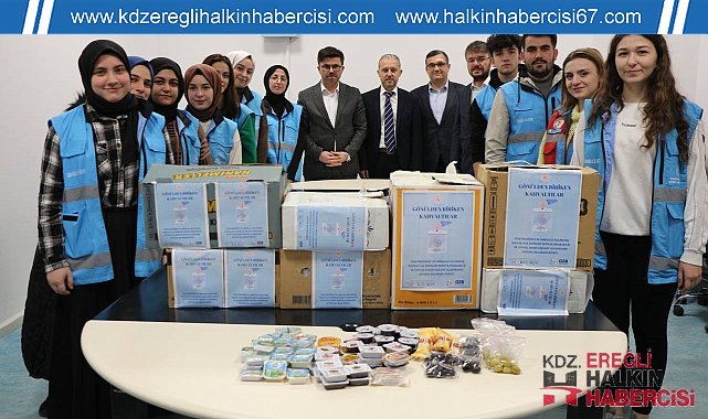 Öğrenciler ihtiyaç fazlası ambalajı açılmamış kahvaltılıkları ihtiyaç sahiplerine ulaştırıyor