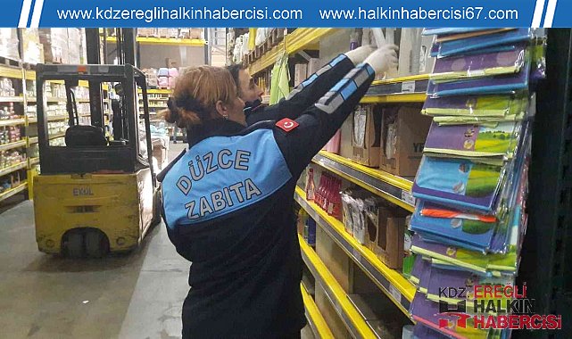 Zabıta ekipleri raf ve kasa fiyatlarını denetledi