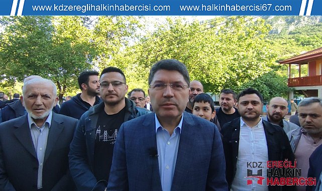 Bakan Yılmaz Tunç, baba ocağında bayramlaşma programına katıldı