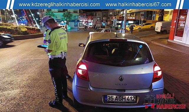 Kdz. Ereğli'de trafik ve asayiş denetimleri üst seviyeye çıkartıldı