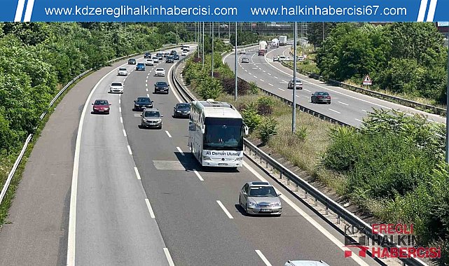 TEM Otoyolu'nda dönüş yoğunluğu