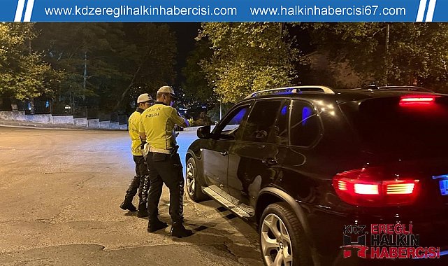 Alkol ve abartı egzoz uygulaması yaptılar