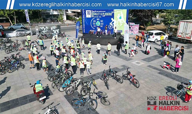 Hem pedal çevirdiler hem temizlik yaptılar
