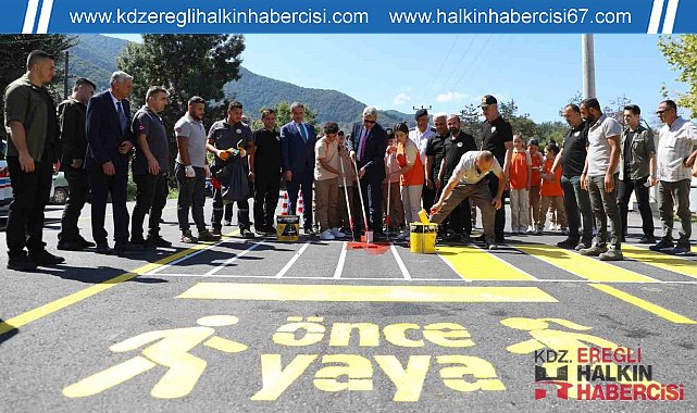 Vali Aslan öğrencilerle boya yaptı
