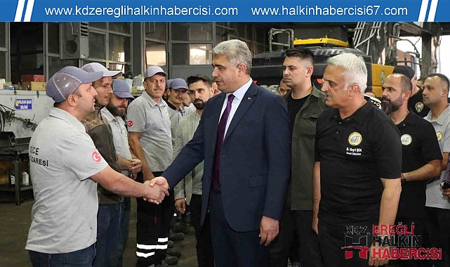 Vali Aslan, Özel İdare çalışanlarıyla bir araya geldi