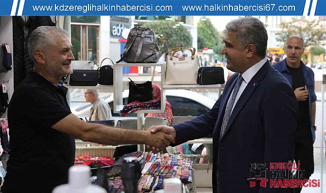 Vali Selçuk Aslan esnaf turuna çıktı