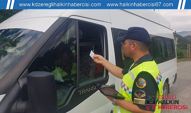 Zonguldak'ta 310 okul servisi denetlendi