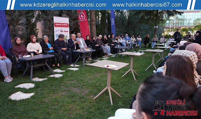 Başkan Özlü, gençlerle bir araya geldi