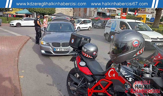 Ereğli'de emniyetten modifiye araçlara sıkı takip