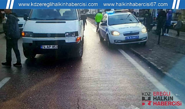 Minibüsün çarptığı yaşlı adam ağır yaralandı