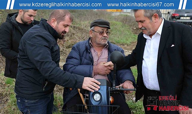 Başkan Koloğlu'ndan ihtiyaç sahiplerine elektrikli bisiklet