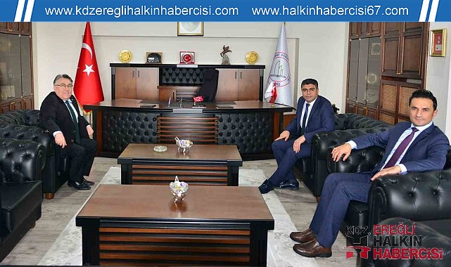 Başsavcı Kaynak ve Adalet Komisyonu Başkanı Ceyhan'dan Rektör Özölçer'e ziyaret