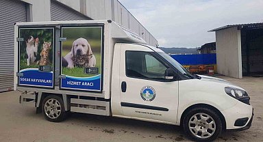 Sokak hayvanları için özel araç