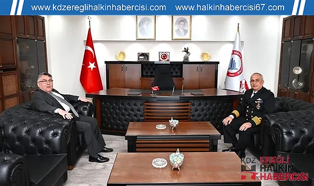 Albay Öztürk, Rektör Özölçer'i ziyaret etti