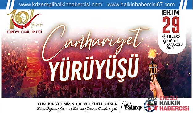 HAYDİ KDZ. EREĞLİ! CUMHURİYET YÜRÜYÜŞÜNDE BULUŞALIM