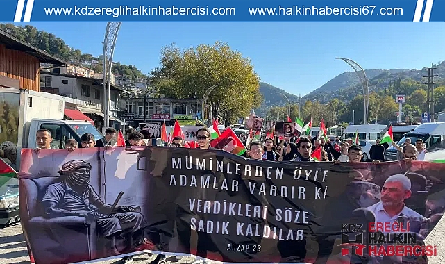 ZONGULDAK'TA ÜNİVERSİTE ÖĞRENCİLERİNDEN 'CİNAYET' PROTESTOSU