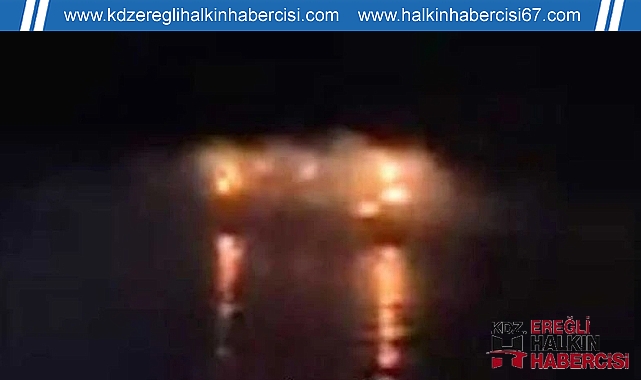 Balıkçı barınağında yangın!