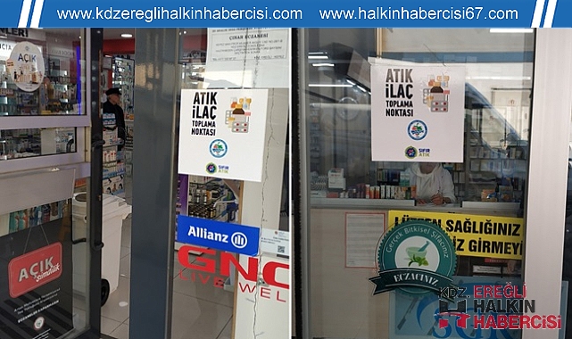 KDZ. EREĞLİ’DE 3 TON ATIK İLAÇ TOPLANDI