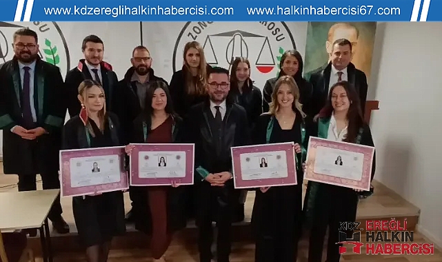 Zonguldak'ta 8 genç avukat yemin etti!